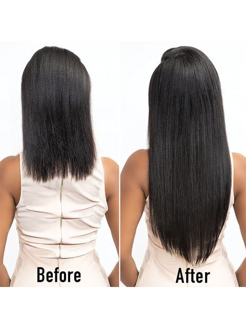 7pcs Clip in Straight Natural Hair Extensions